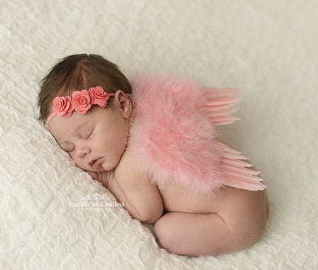 Newborn Angel Feather Wings